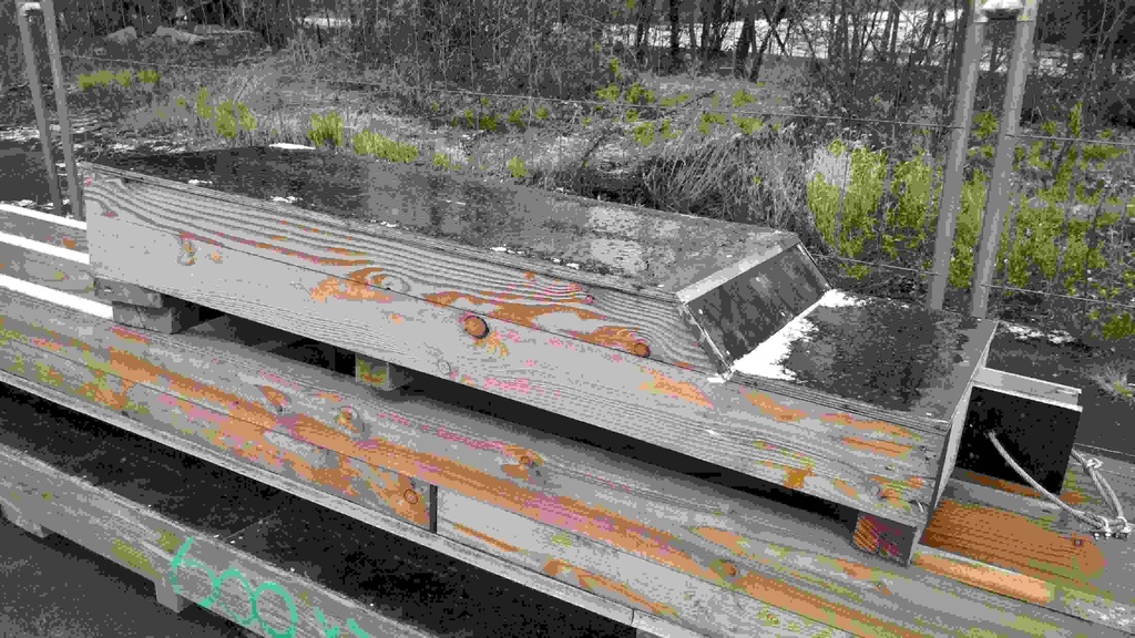 Coffrage long modèle avec du CP