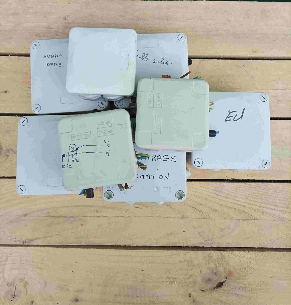 Boite de dérivation encastrable