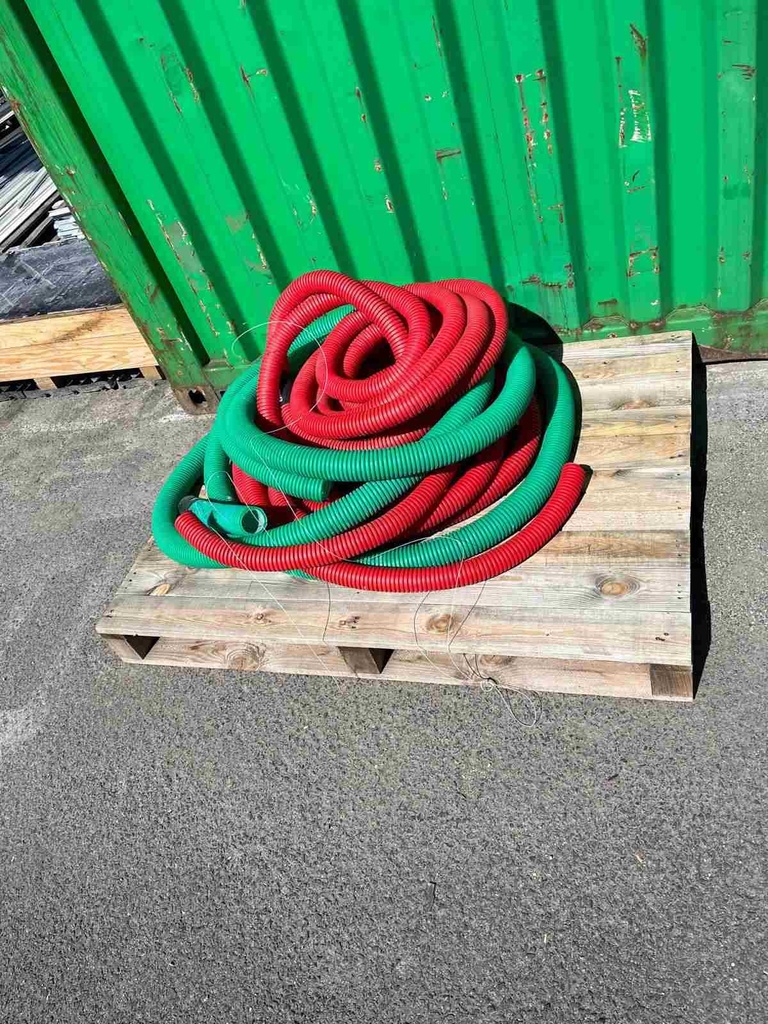 Gaine annelée rouge