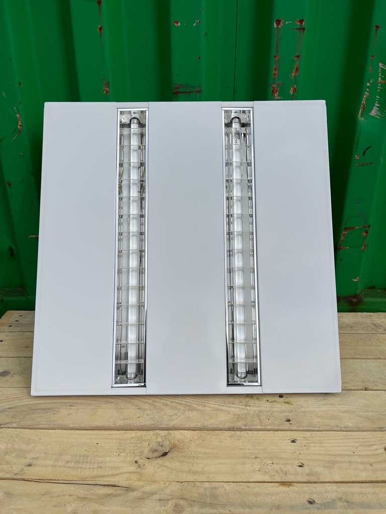 Dalle luminaire led encastrable double tubes