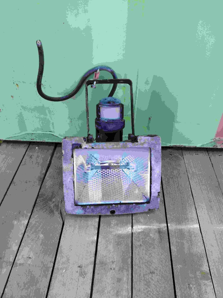 Luminaire extérieur avec détecteur de présence 500W