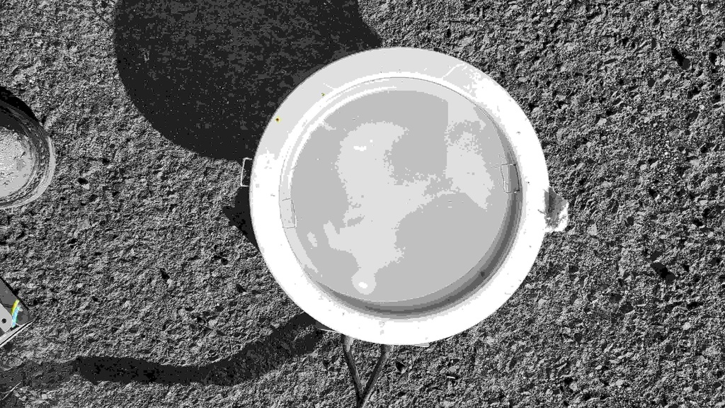 Spot rond à bord blanc