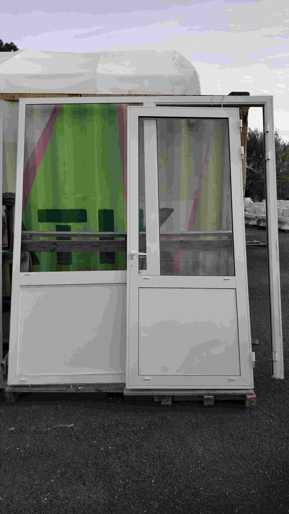 Porte-fenêtre PVC alu