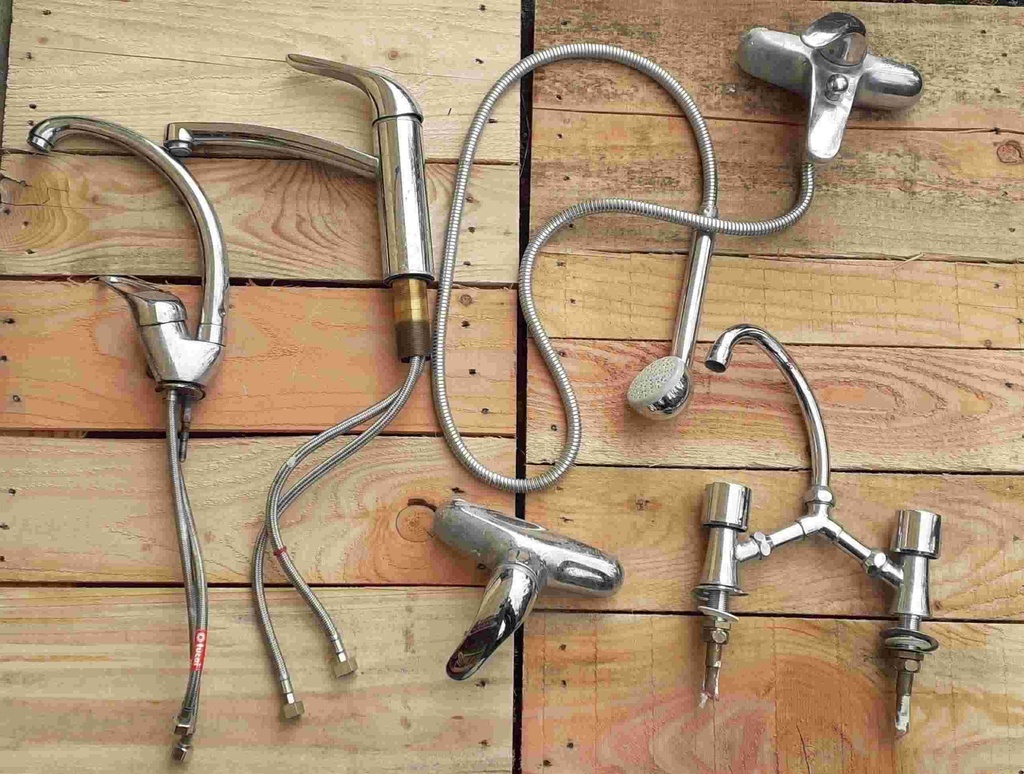 Evier résine double vasque avec égouttoir (sans robinetterie)