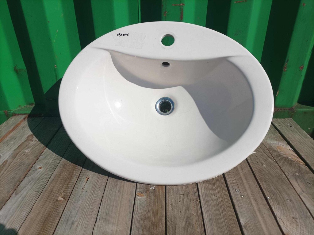 Lavabo céramique sans robinetterie céramique