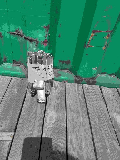 [#1076] Lot 8 accroches gouttières