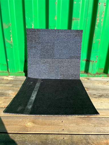 [#1167] Dalle plombante de moquette bleue noire moutonnée