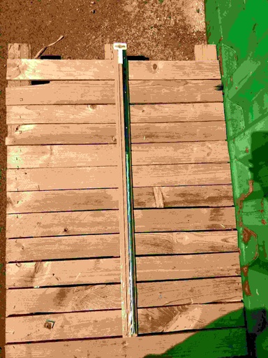 [#1112] Profil de raccord aluminium imitation bois