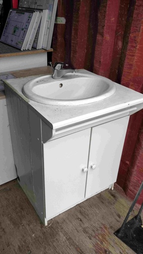 [#1280] Meuble avec vasque avec robinetterie